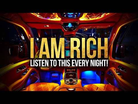 “I AM RICH & WEALTHY” – 2025 Best I AM Affirmations for Money, Wealth, and Success